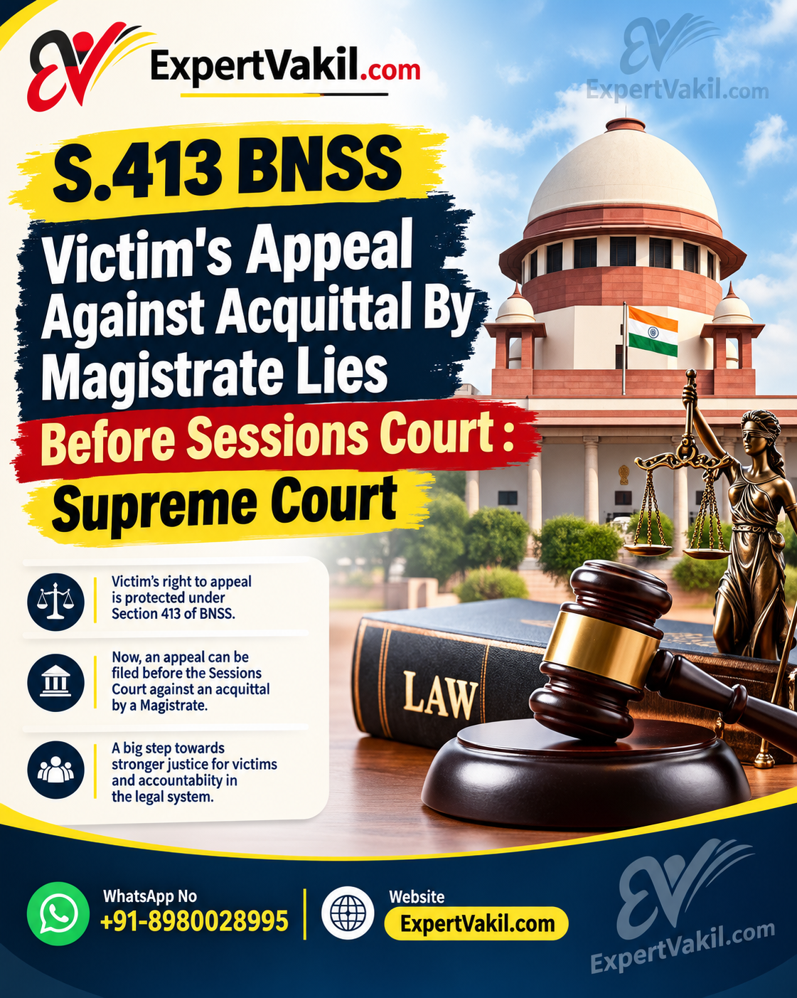 Victim’s Appeal Against a Magistrate’s Acquittal Lies Before the Sessions Court, Not the High Court: Supreme Court