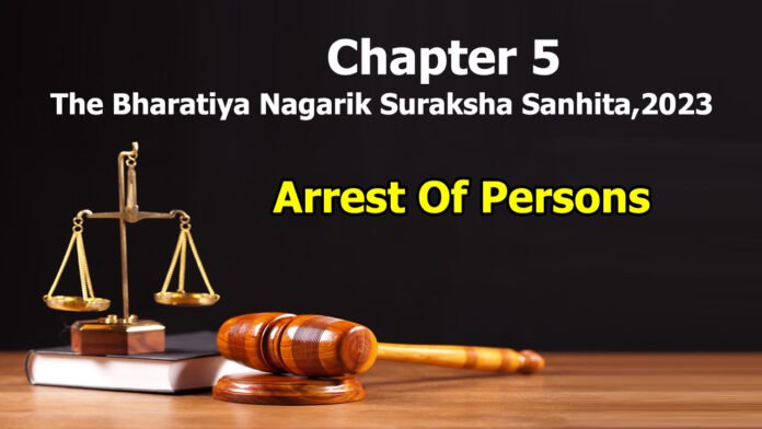 Chapter 5 – Arrest Of Persons