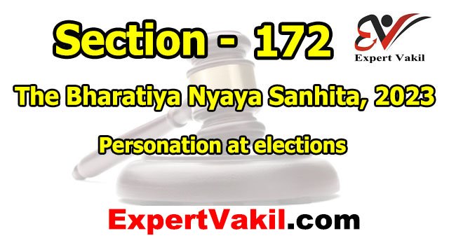 BNS Section 172 in Hindi