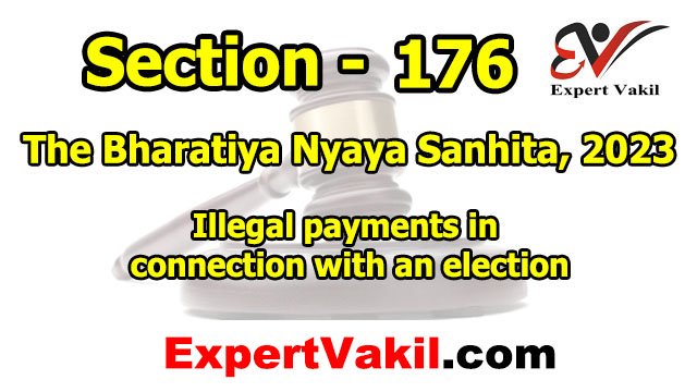 BNS Section 176 in Hindi