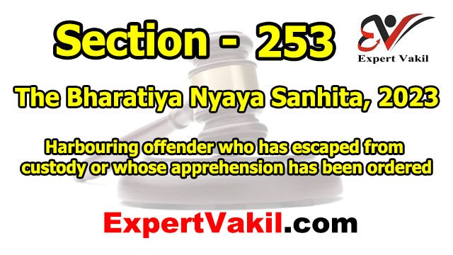 बीएनएस धारा 253 क्या है | BNS Section 253 in Hindi
