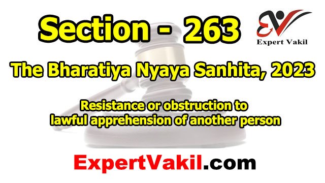 बीएनएस धारा 263 क्या है | BNS Section 263 in Hindi