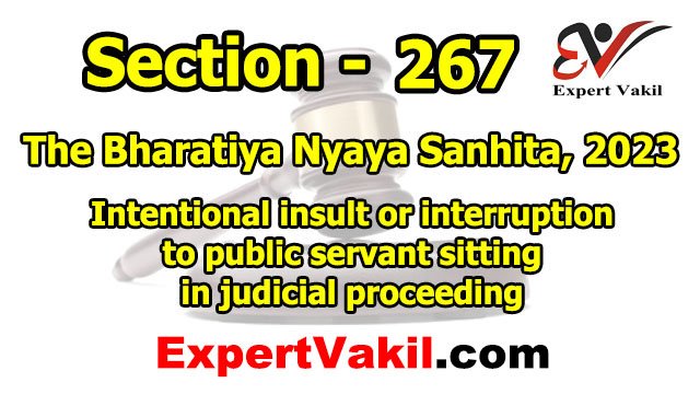 बीएनएस धारा 267 क्या है | BNS Section 267 in Hindi