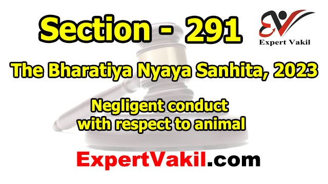 बीएनएस धारा 291 क्या है | BNS Section 291 in Hindi