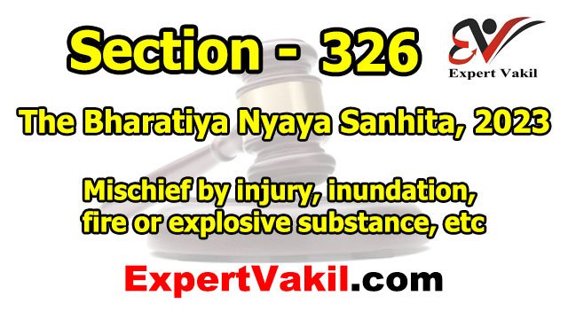 बीएनएस धारा 326 क्या है | BNS Section 326 in Hindi