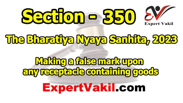 BNS Section 350 in Hindi