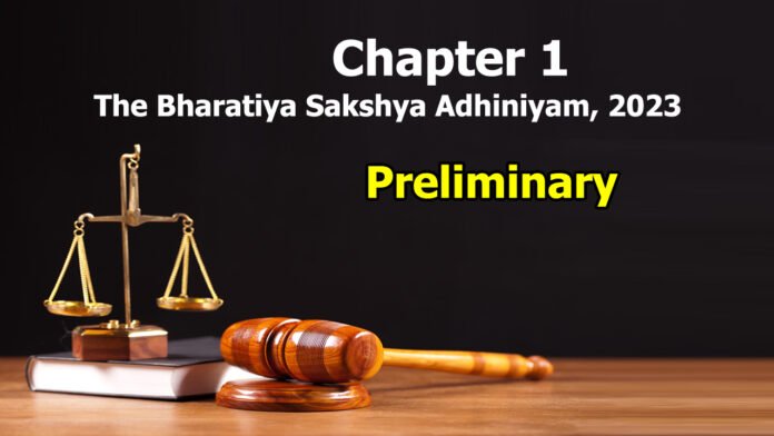 Chapter 1 – Preliminary
