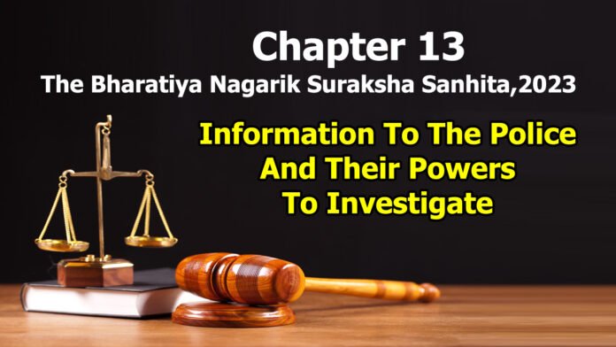Chapter 13 – Information To The Police And Their Powers To Investigate