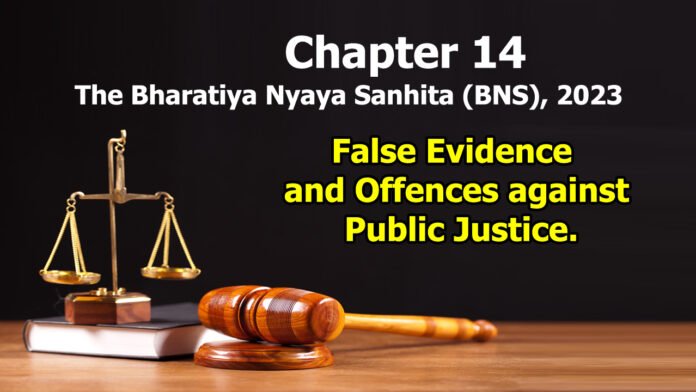 Chapter 14 – False Evidence and Offences against Public Justice.