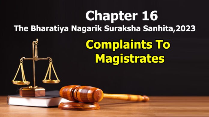 Chapter 16 – Complaints To Magistrates