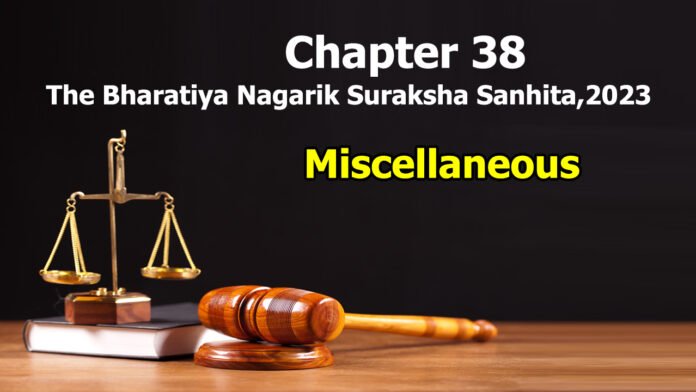 Chapter 38- Miscellaneous