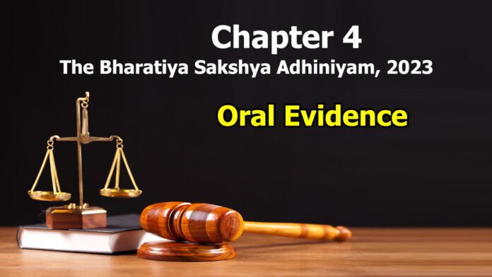 Chapter 4 – Oral Evidence