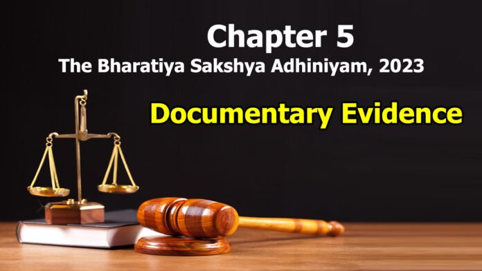 Chapter 5 – Documentary Evidence